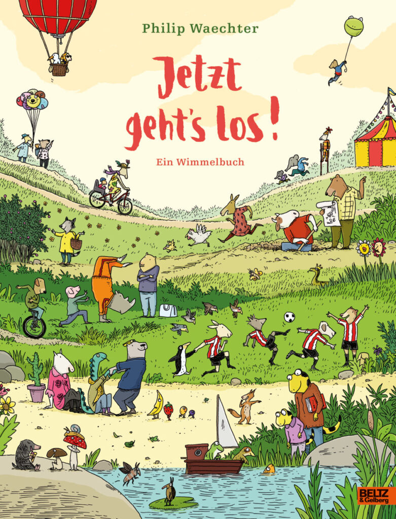 Buchcover "Jetzt geht's los", Autor: Philip Waechter