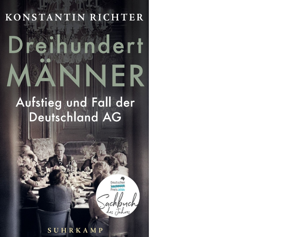 Buchcover "300 Männer" von Konstantin Richter, Suhrkamp Verlag_Litbü